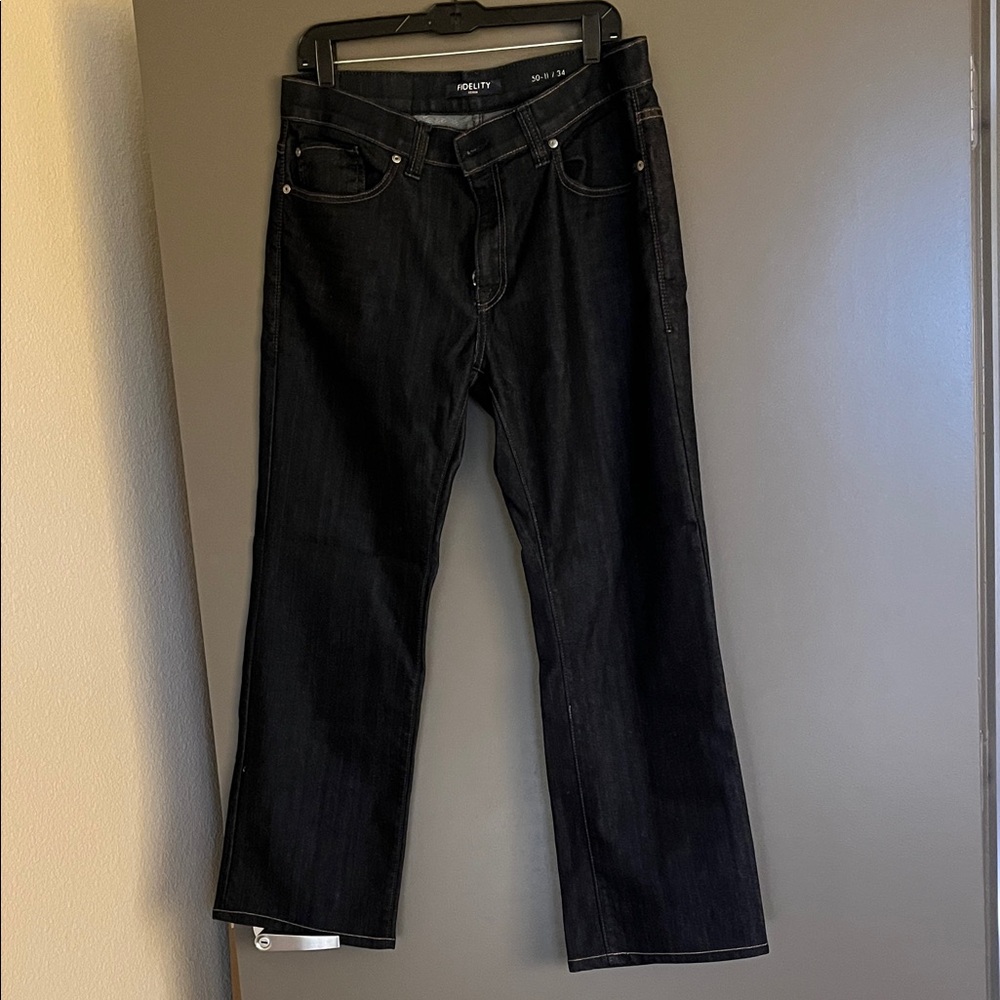 Fidelity Women's Deep Indigo Straight-Leg Jeans